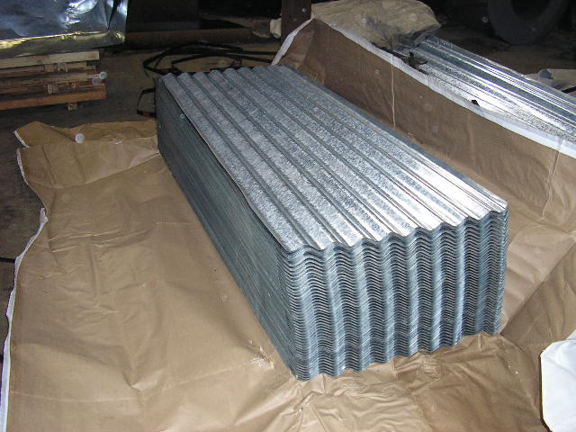 Als 1397, G550, ASTM, A653, JIS G3302, verzinkt volledige harde gegolfd dakbedekking blad