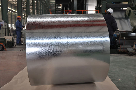 DX51D Warm gedompelde gegalvaniseerde stalen spoel met 40~450 g/m2 zinkcoating voor bouw en plaatverwerking