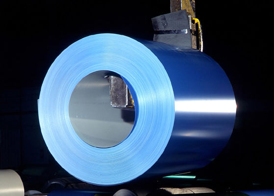 kopen JIS G3312 AZ PPGL-spoel met 25 ± 5 μm topverf voor de productie van gebouwen, voertuigen en dakplaten online manufacture