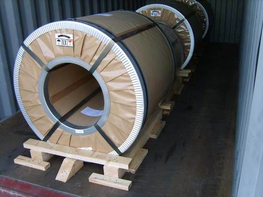 kopen 0,35–1,50 mm JIS C2552 ASTM A677M EN10106 niet-georiënteerde siliciumstalen spoel met een breedte van 1200 mm / 1220 mm en een spoelgewicht van 10 MT voor elektrische apparatuur online manufacture