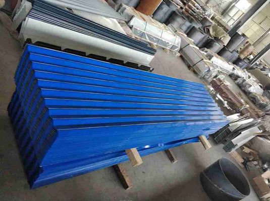 kopen Gebruikbare, slijtvaste, met galvalum gecoate, golvende stalen dakplaten voor industriële en civiele gebouwen online manufacture