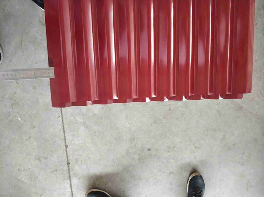 kopen Kleurgecoate galvalume gegolfde stalen dakplaten 50 ≈ 180 g/m2 voor bouwmaterialen online manufacture