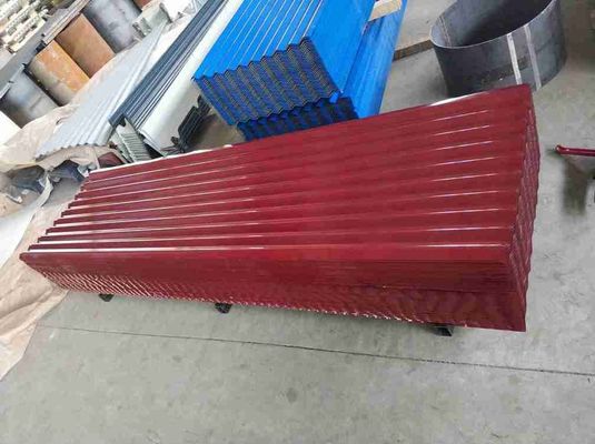 kopen Kleurgecoate gegolfde metalen zijdepanelen voor dak- en wandbekleding online manufacture