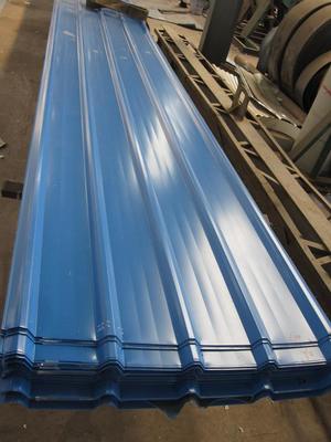 kopen JIS G3322 CGLCC ASTM A792 Voorgeverfde golfmatige stalen dakplaten 1500~3800 mm Lengte voor dak- en wandbekleding online manufacture