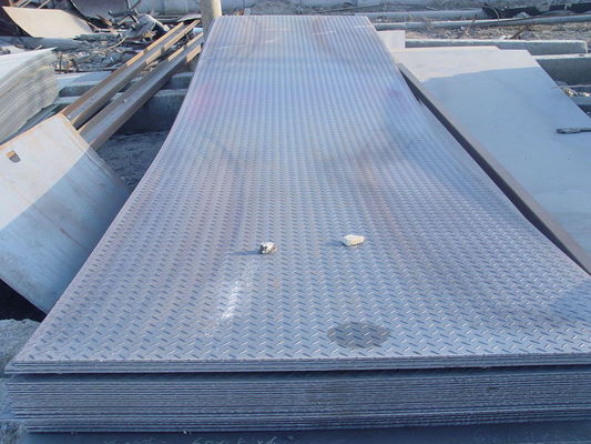 kopen Op maat gesneden 914 - 1500 mm GB, Q235, Q345, DIN1623 3 mm stalen checkplaat online manufacture