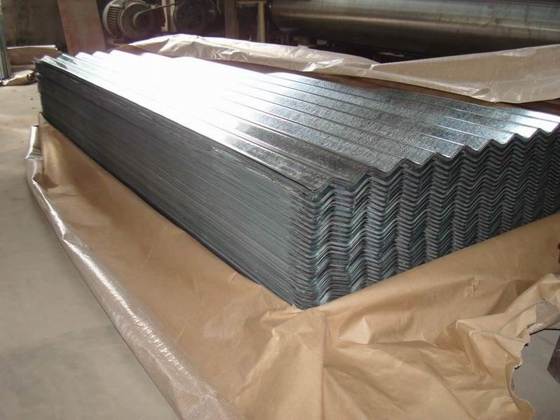 Volhard SGCH / G550 gegolfde gegalvaniseerde dakplaat met 40 ‰ 275 g/m2 zinkcoating voor industriële dak- en wandsystemen