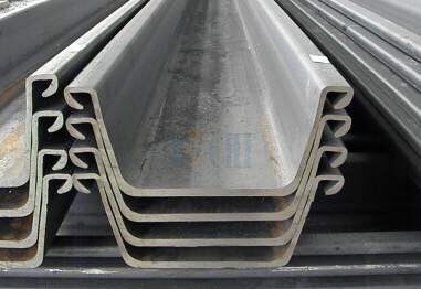 Koudgewalste U-type staalplaatstapel EN10249-1 EN10249-2 voor haven- en cofferdamconstructie