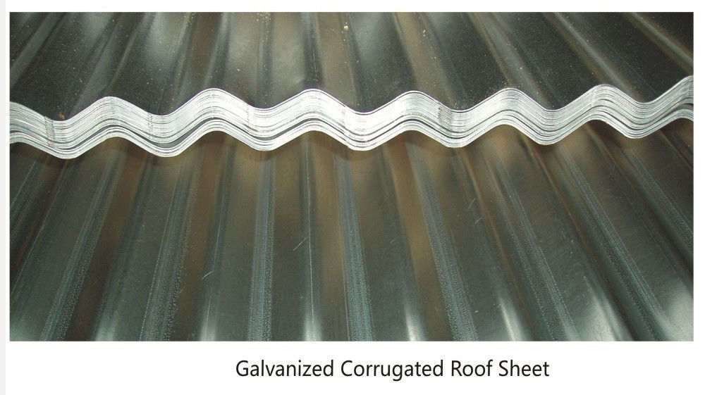 AS 1397 G550 Volhard gegolfd gegalvaniseerd dakblad met 76 mm golfprofiel en 40 ‰ 275 g/m2 zinkcoating