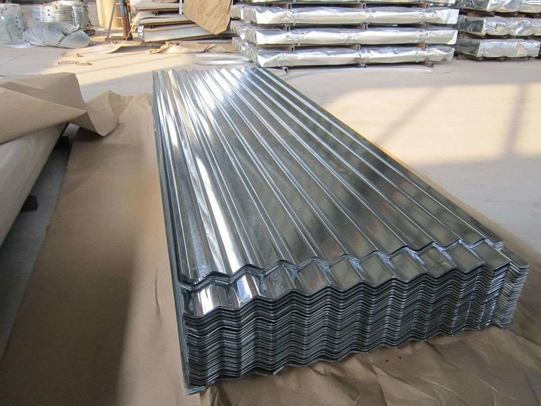 Volhard SGCH / G550 gegolfde gegalvaniseerde dakplaat met 40 ‰ 275 g/m2 zinkcoating voor industriële dak- en wandsystemen