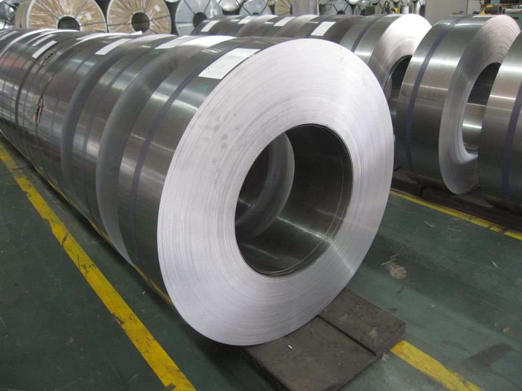 304 / 316 / 430 koudgewalste stalen band in spoel met 2B / BA-afwerking, 7 mm - 350 mm breedte