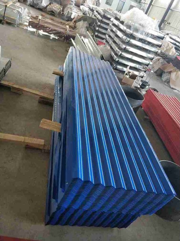 Roofplaten van gegalvaniseerd staal met een anti-roest-kleurcoating voor dak- en wandbekleding