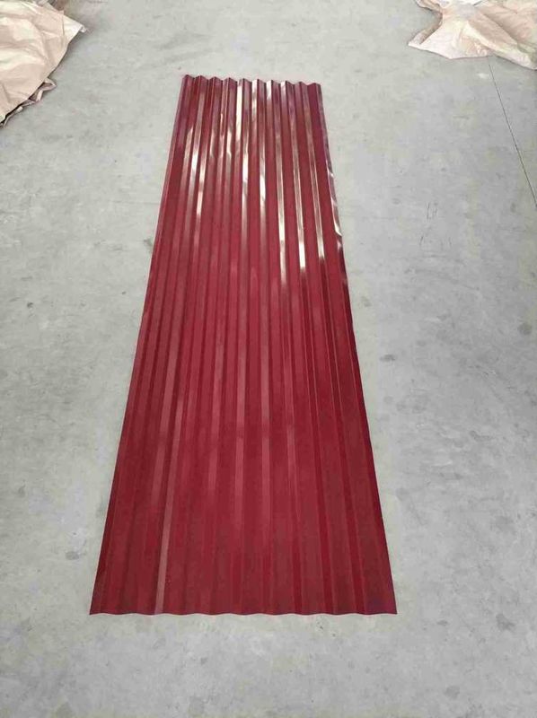Kleurgecoate galvalume gegolfde stalen dakplaten JIS G3322 CGLCC ASTM A792 voor dak- en wandpanelen