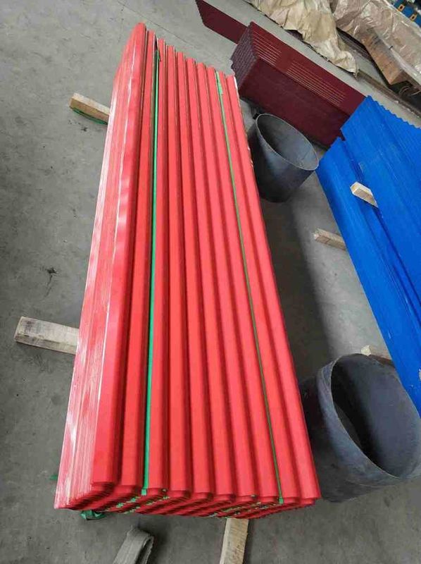 Kleurgecoate galvalume gegolfde stalen dakplaten JIS G3322 CGLCC ASTM A792 voor dak- en wandpanelen