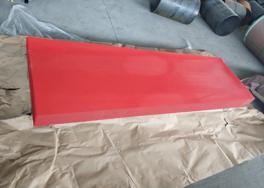 1.0mm RAL 1030 Voorgeverfd stalen plaat DX51D 1250mm Breedte voor dak- en wandbekleding