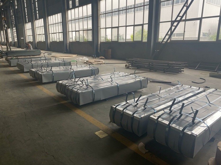 Volhard SGCH / G550 gegolfde gegalvaniseerde dakplaat met 40 ‰ 275 g/m2 zinkcoating voor industriële dak- en wandsystemen